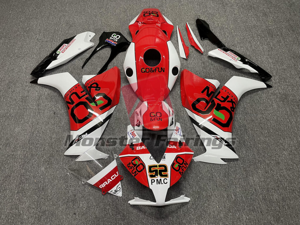 Honda CBR1000RR 2012 - 2016 Red Co&Fun ABS fairings - custom motorcycle bodywork kit by Monster Fairings