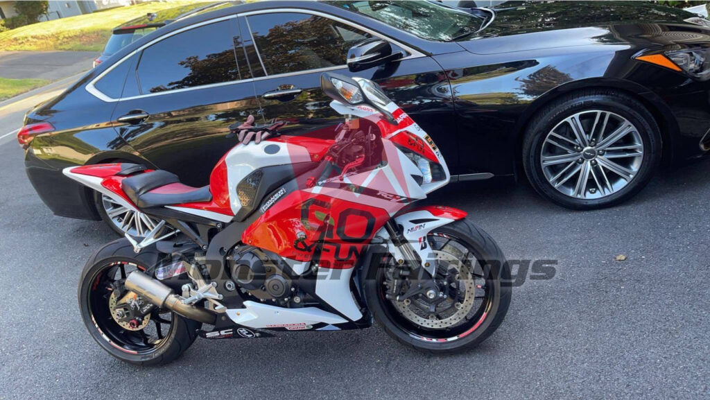 Monster Fairings ABS fairing kit for Honda CBR1000RR 2012 - 2016 - Red Co&Fun, precise OEM fit