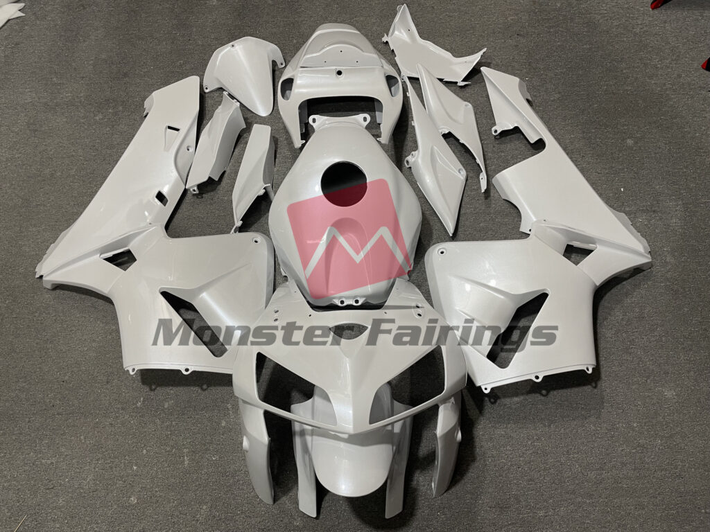 Honda CBR600RR 2005 - 2006 Pearl White ABS fairings - custom motorcycle bodywork kit by Monster Fairings