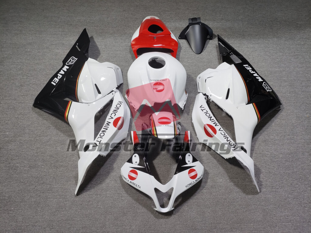 Honda CBR600RR 2009 - 2012 Gloss Konica Minolta ABS fairings - custom motorcycle bodywork kit by Monster Fairings