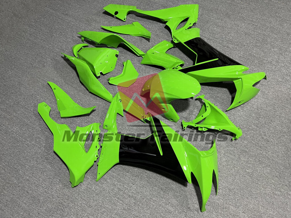 Gloss Light Green & Black ABS fairings for Kawasaki ZX10R 2008 - 2010 - premium OEM fit kit by Monster Fairings
