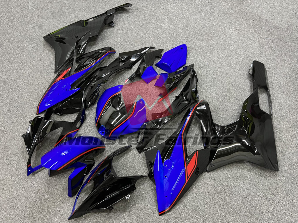 Blue and White Red ABS fairings for BMW S1000RR 2015 - 2016 - premium OEM fit kit by Monster Fairings