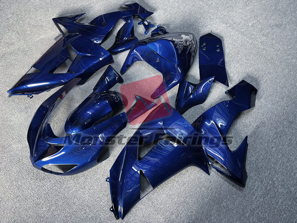 Gloss Dark Blue ABS fairings for Kawasaki ZX10R 2006 - 2007 - premium OEM fit kit by Monster Fairings