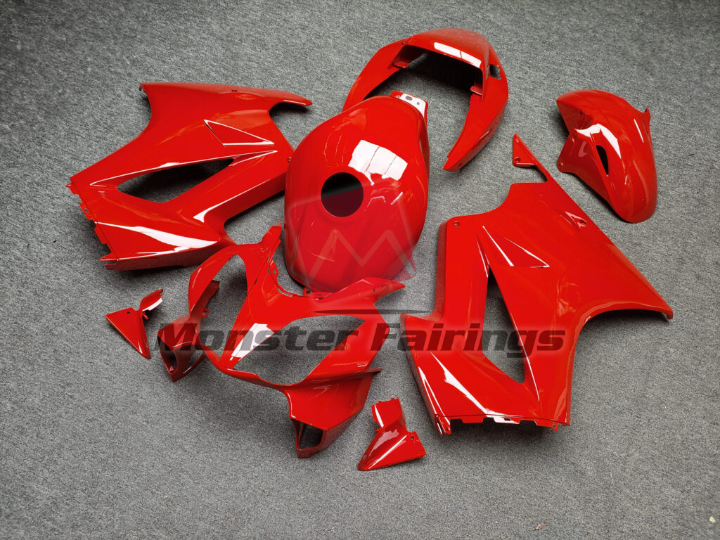 Gloss Red ABS fairings for Honda VFR800 2002 - 2012 - premium OEM fit kit by Monster Fairings