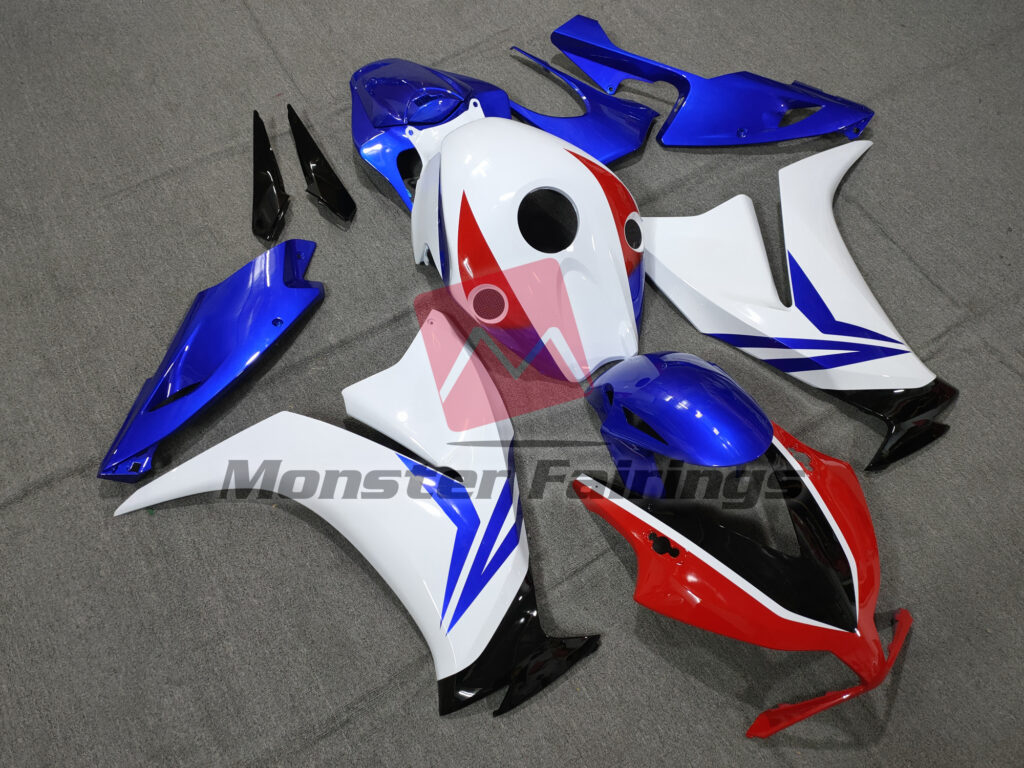 Gloss White, Blue & Red ABS fairings for Honda CBR1000RR 2012 - 2016 - premium OEM fit kit by Monster Fairings