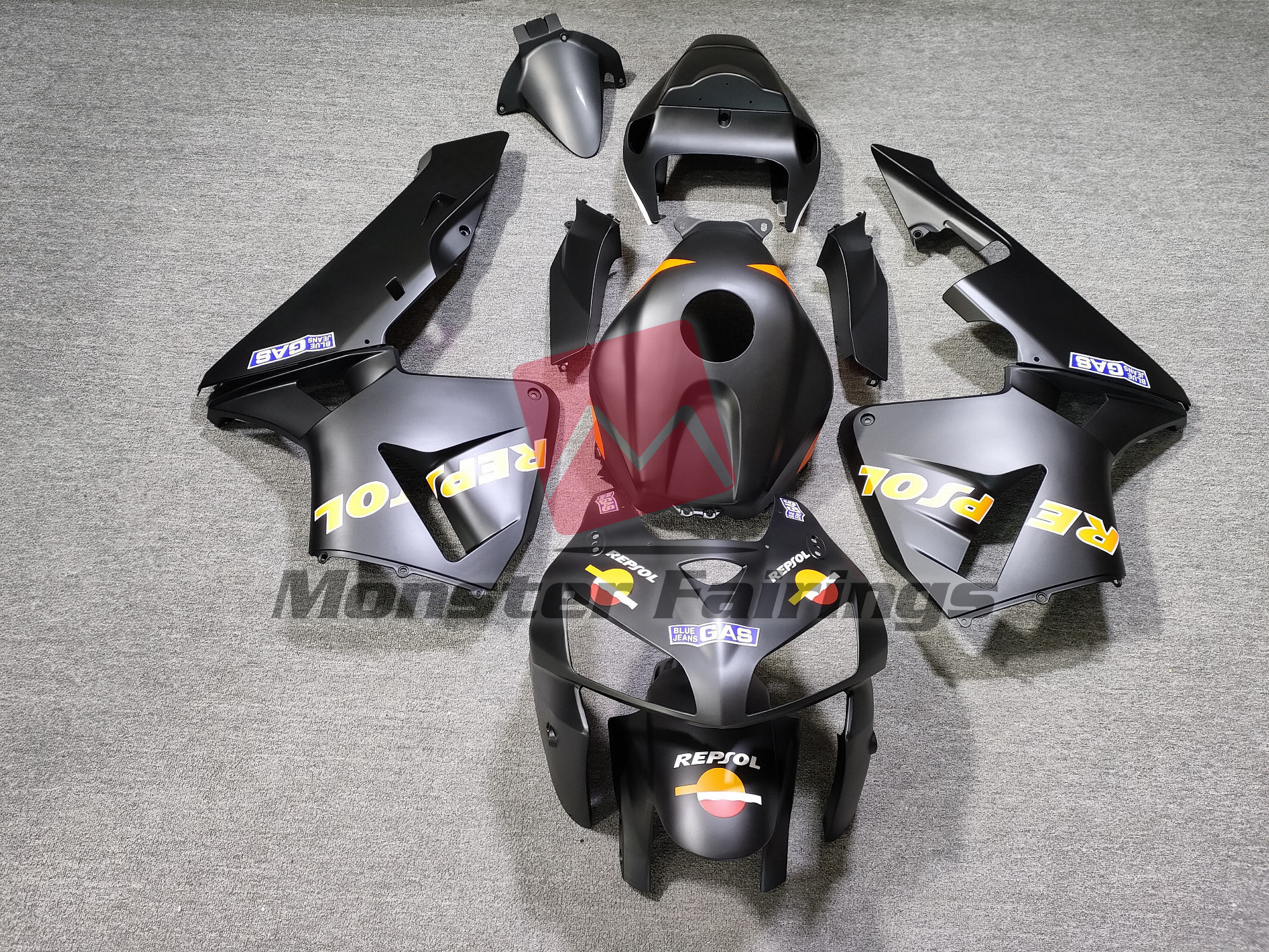 オートバイインジェクションコンプリートレーシングフェアリングキット