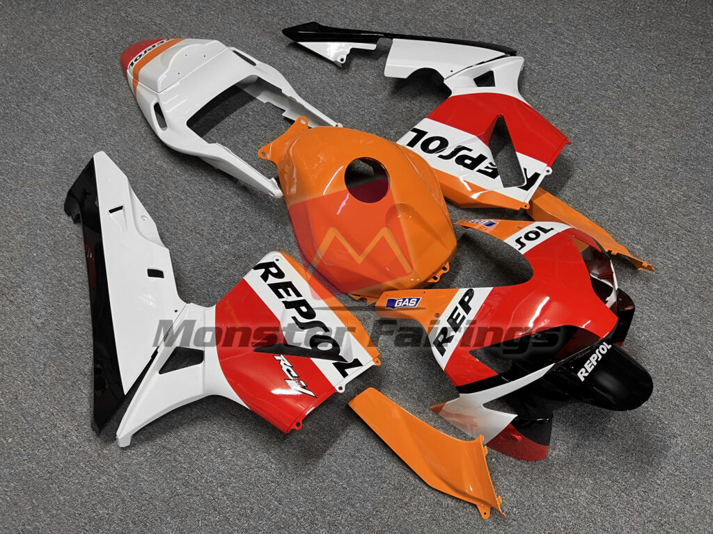 Gloss Light Repsol ABS fairings for Honda CBR600RR 2003 - 2004 - premium OEM fit kit by Monster Fairings