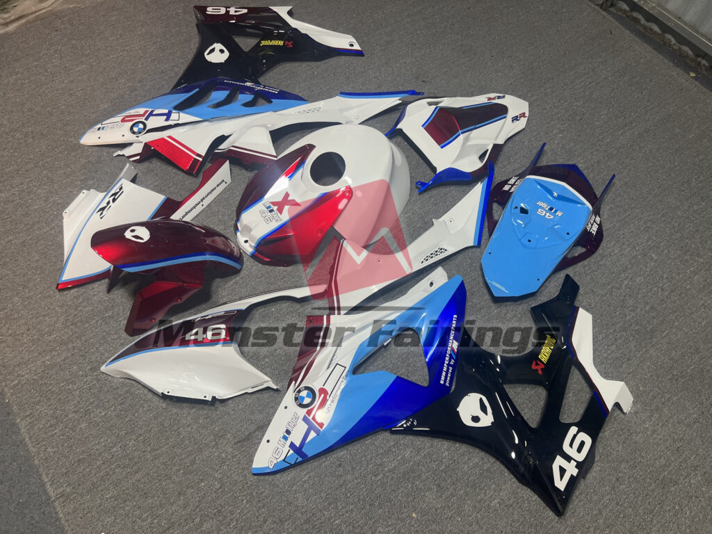 HP 46 Gloss ABS fairings for BMW S1000RR 2009 - 2014 - premium OEM fit kit by Monster Fairings