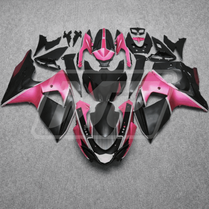 Suzuki GSXR 1000 2009-2016 Matte Pink & Black ABS Fairings | Monster Fairings