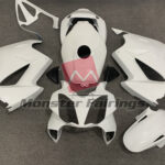 Honda VFR800 2002 - 2012 Gloss White ABS fairings - custom motorcycle bodywork kit by Monster Fairings