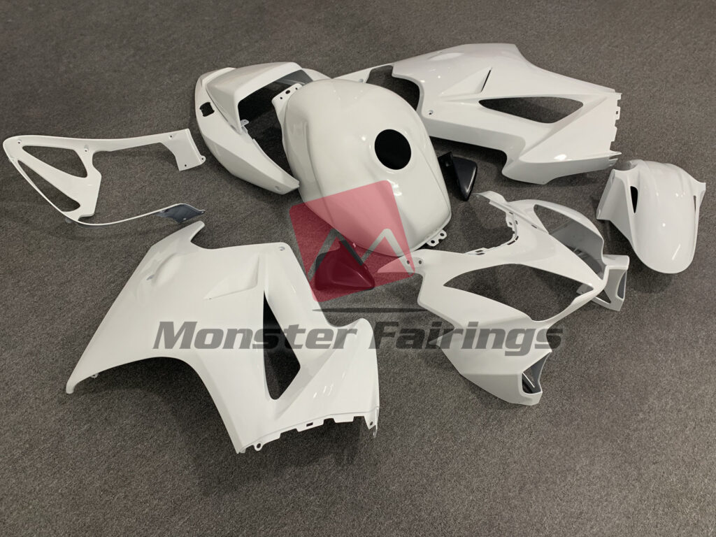 Gloss White ABS fairings for Honda VFR800 2002 - 2012 - premium OEM fit kit by Monster Fairings