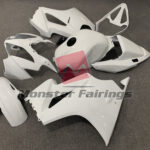 Honda VFR800 custom ABS fairings 2002 - 2012 in Gloss White - durable replacement kit, Monster Fairings