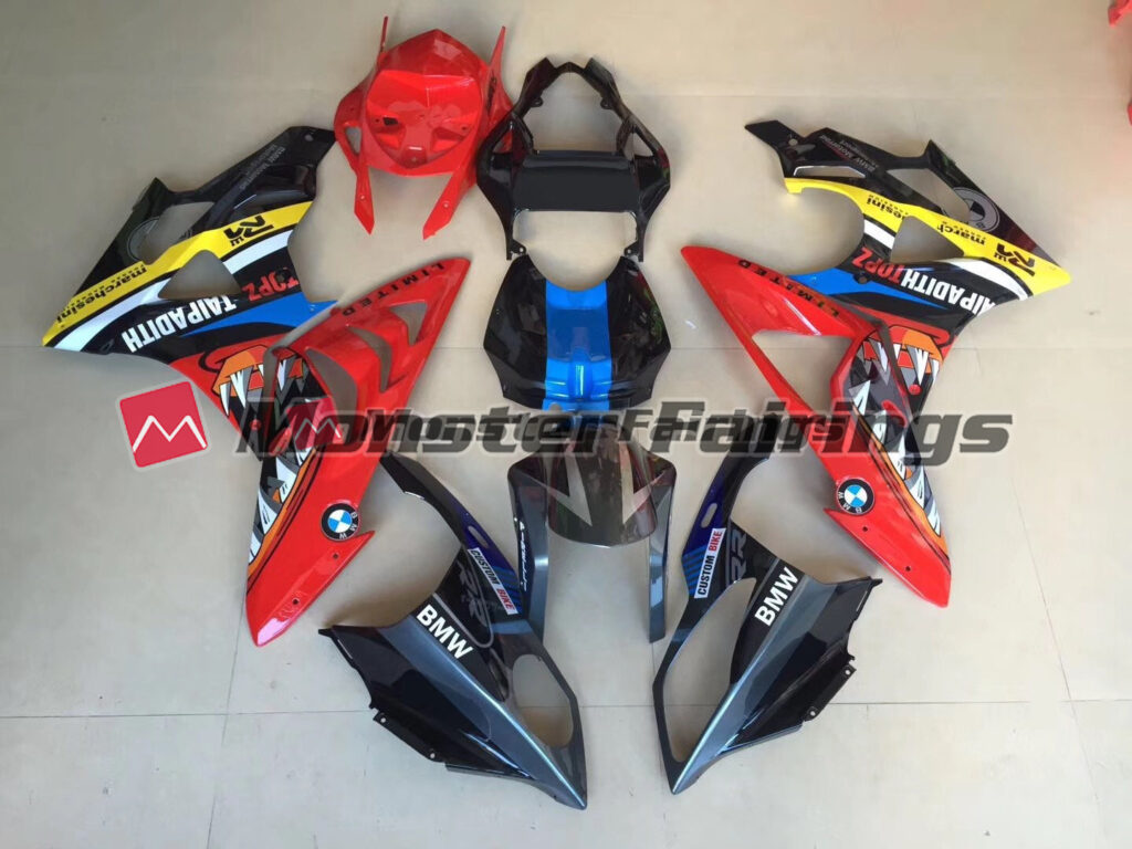 BMW S1000RR 2009 - 2014 Big Bite ABS fairings - custom motorcycle bodywork kit by Monster Fairings