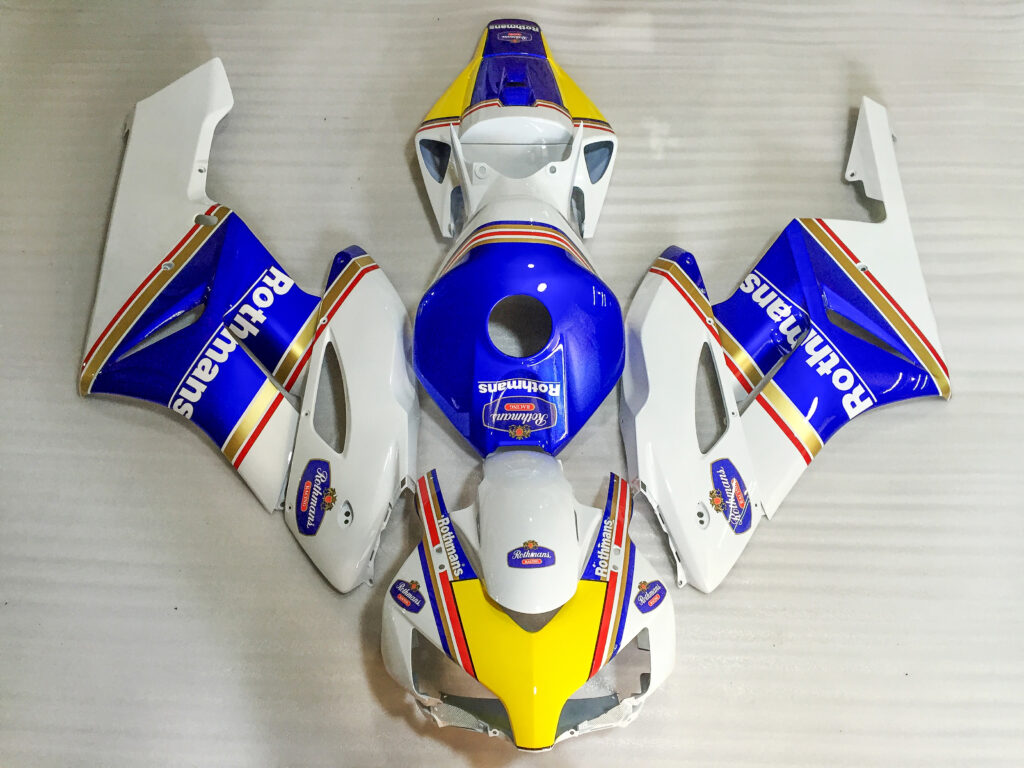 Honda CBR1000RR 2004 - 2005 Gloss Rothmans ABS fairings - custom motorcycle bodywork kit by Monster Fairings