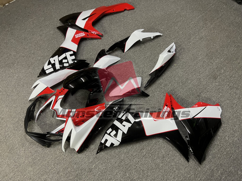 Gloss Red & Black Custom ABS fairings for Suzuki GSXR 600 - 750 2011 - 2025 - premium OEM fit kit by Monster Fairings
