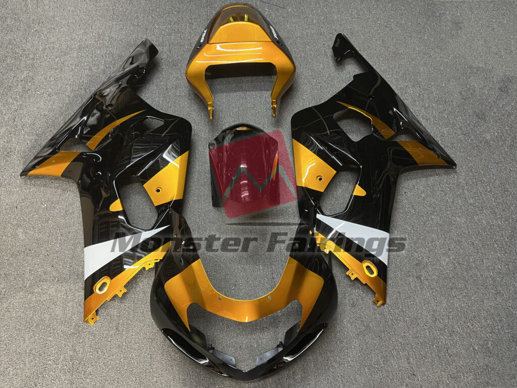 Suzuki GSXR 600 - 750 2001 - 2003 Bronze and Black OEM Style ABS fairings - custom motorcycle bodywork kit by Monster Fairings
