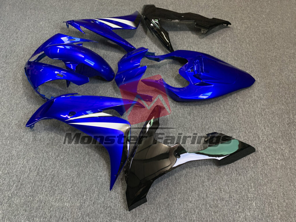 Gloss Blue & Black with White ABS fairings for Yamaha R1 2004 - 2006 - premium OEM fit kit by Monster Fairings