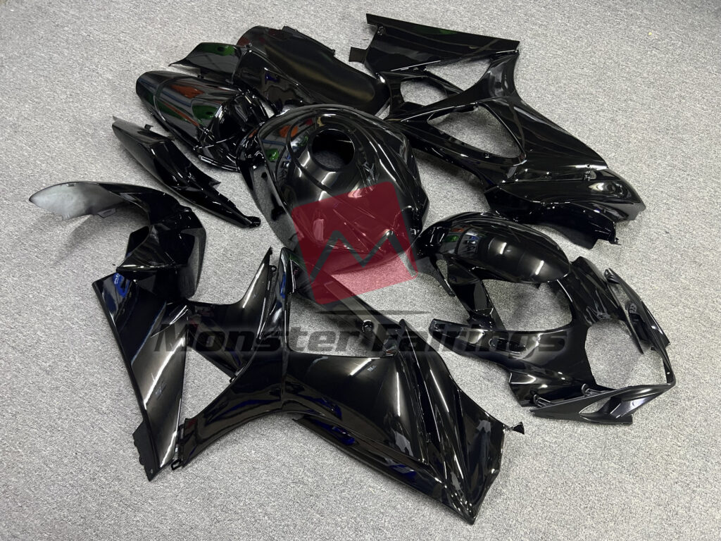 Gloss Black ABS fairings for Suzuki GSXR 1000 2007 - 2008 - premium OEM fit kit by Monster Fairings