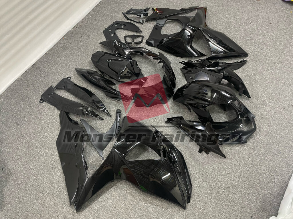 Gloss Black ABS fairings for Suzuki GSXR 1000 2009 - 2016 - premium OEM fit kit by Monster Fairings