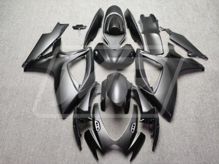 Suzuki GSXR 600-750 2006-2007 Matte Black OEM Custom Style ABS Fairings | Monster Fairings