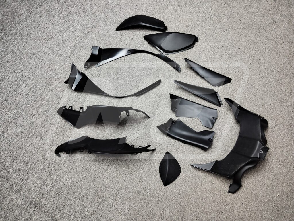 Honda CBR1000RR 2008 - 2011 ABS fairings, Slick Matte Black - high - quality motorcycle kit by Monster Fairings