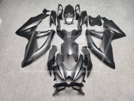 Suzuki GSXR 600-750 2008-2010 Deep Matte Black ABS Fairings | Monster Fairings