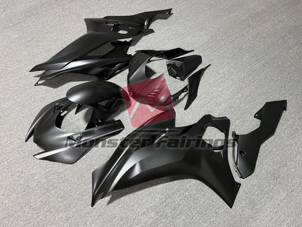Matte Black ABS fairings for Yamaha R6 2017 - 2022 - premium OEM fit kit by Monster Fairings