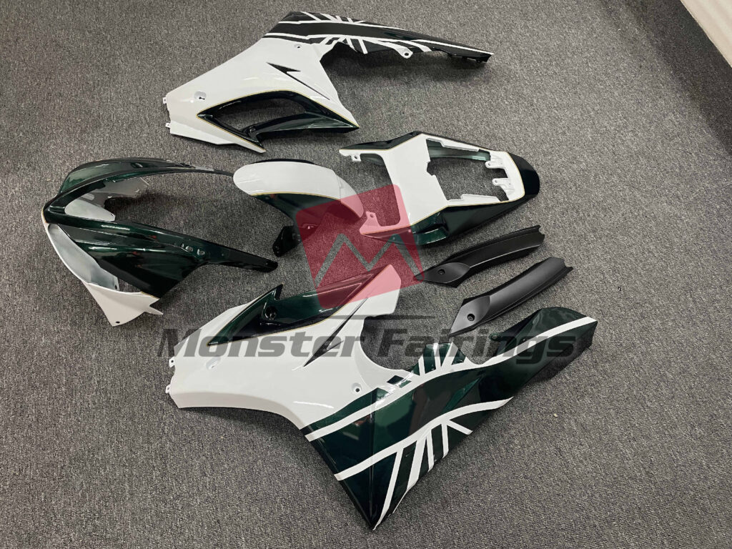 2009 - 2012 Triumph Daytona 675 British Racing Green fairing set - ABS injection, custom painted by Monster Fairings