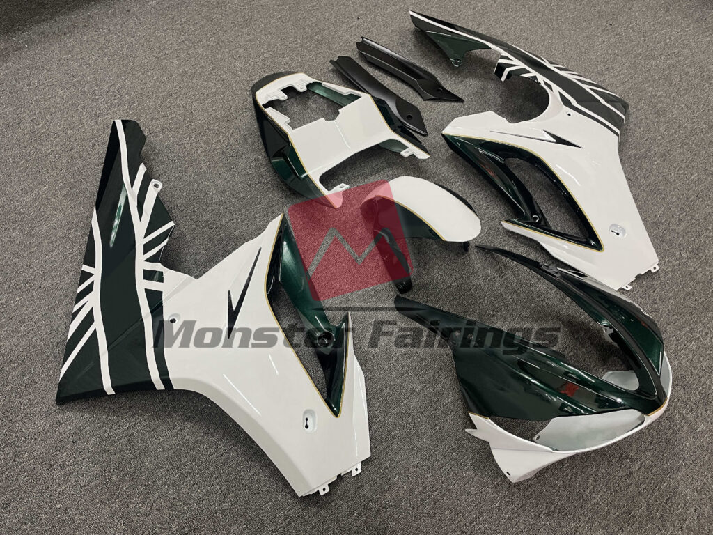 British Racing Green ABS fairings for Triumph Daytona 675 2009 - 2012 - premium OEM fit kit by Monster Fairings