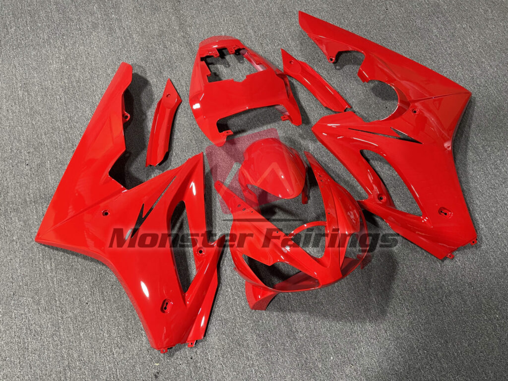 Gloss Red ABS fairings for Triumph Daytona 675 2006 - 2008 - premium OEM fit kit by Monster Fairings