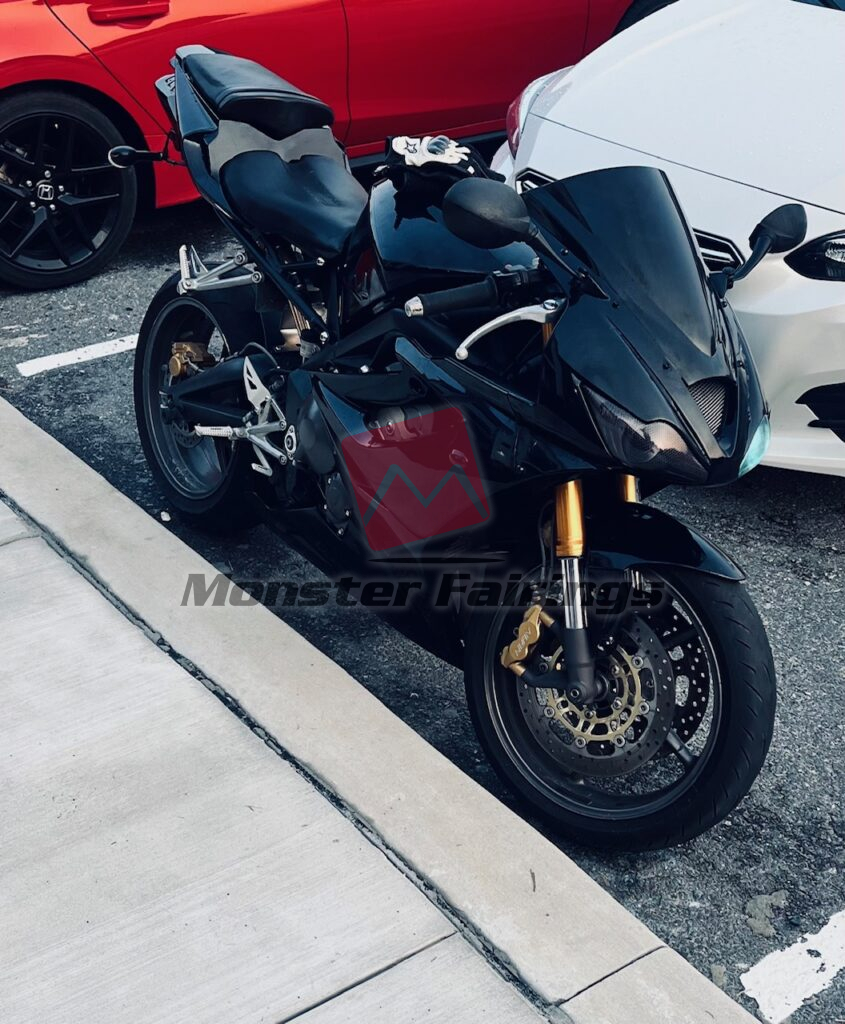 Triumph Daytona 675 2006 - 2008 ABS fairings, Gloss Black - high - quality motorcycle kit by Monster Fairings