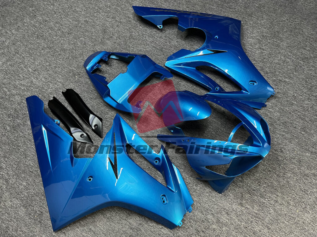 Triumph Daytona 675 custom ABS fairings 2006 - 2008 in Gloss Vibrant Blue - durable replacement kit, Monster Fairings