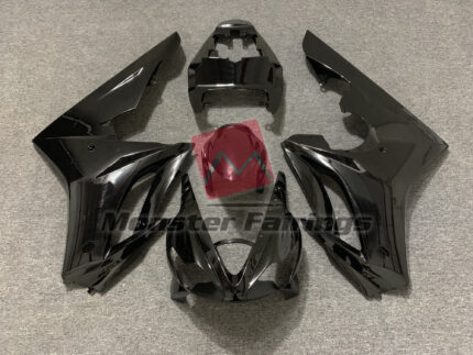 Triumph Daytona 675 2006 - 2008 Gloss Black ABS fairings - custom motorcycle bodywork kit by Monster Fairings