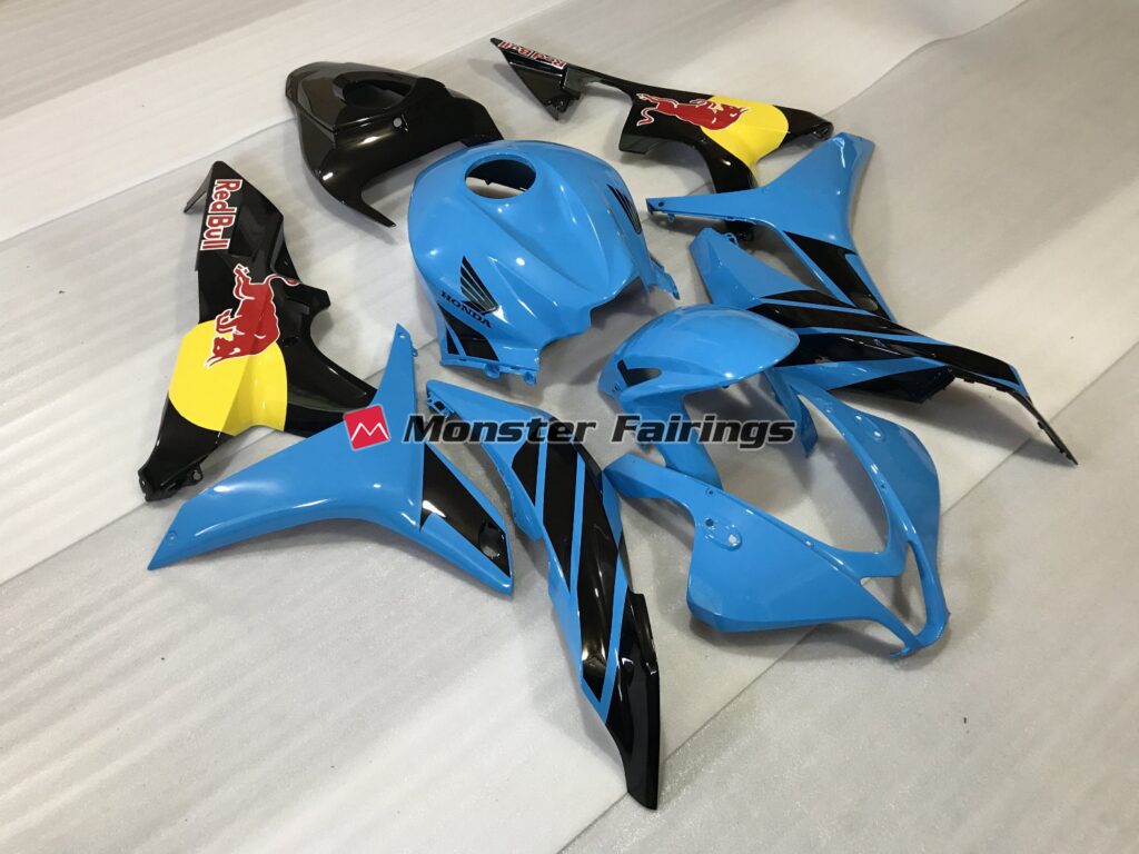 Honda CBR600RR custom ABS fairings 2007 - 2008 in Blue Bull - durable replacement kit, Monster Fairings