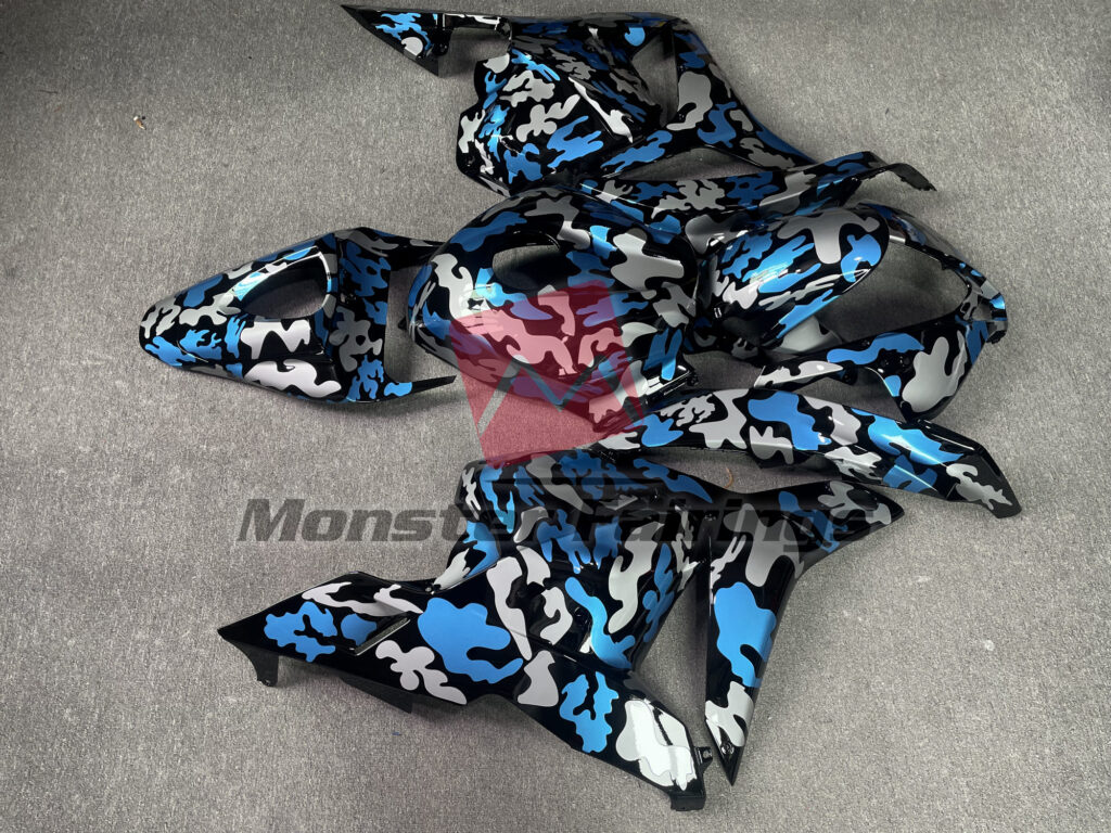 2009 - 2012 Honda CBR600RR Arctic Frost fairing set - ABS injection, custom painted by Monster Fairings