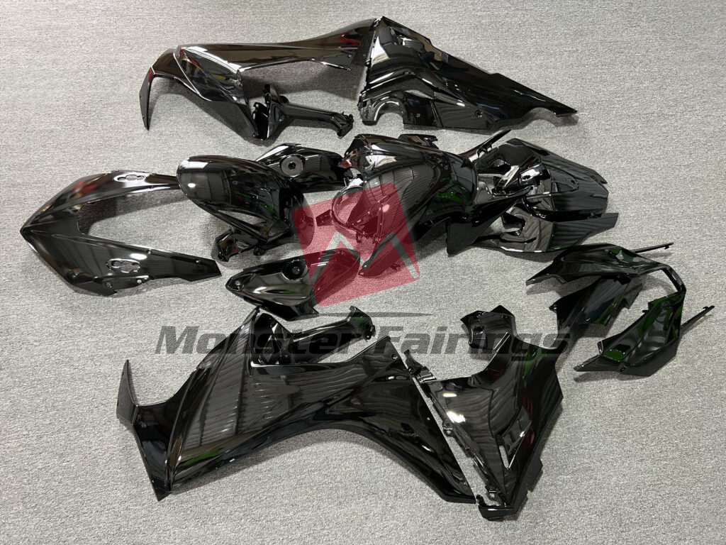 Honda CBR1000RR custom ABS fairings 2017 - 2025 in Gloss Black - durable replacement kit, Monster Fairings