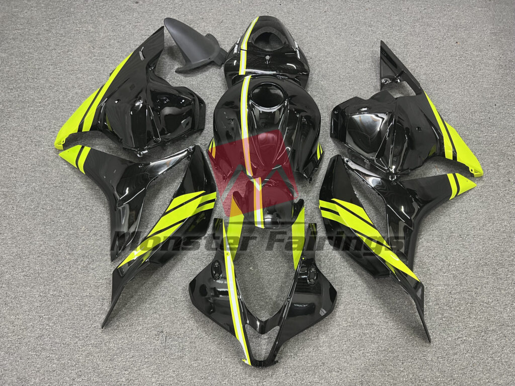Honda CBR600RR 2009 - 2012 Custom High Viz Stripe ABS fairings - custom motorcycle bodywork kit by Monster Fairings