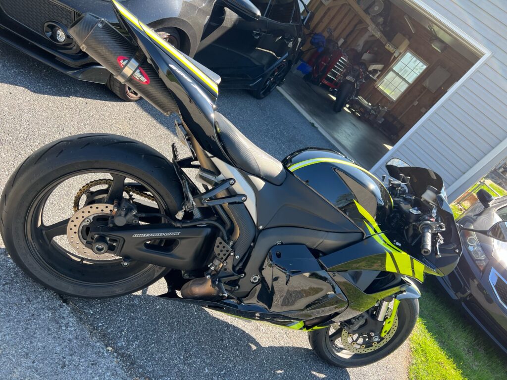 Honda CBR600RR 2009 - 2012 ABS fairings, Custom High Viz Stripe - high - quality motorcycle kit by Monster Fairings