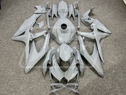 Suzuki GSXR 600-750 2008-2010 Gloss Light Nardo Gray ABS Fairings | Monster Fairings