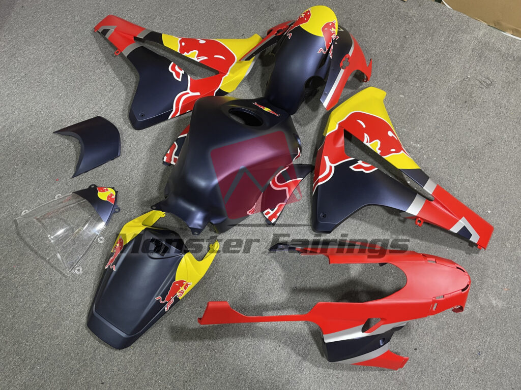 2008 - 2011 Honda CBR1000RR Blue The Bull fairing set - ABS injection, custom painted by Monster Fairings