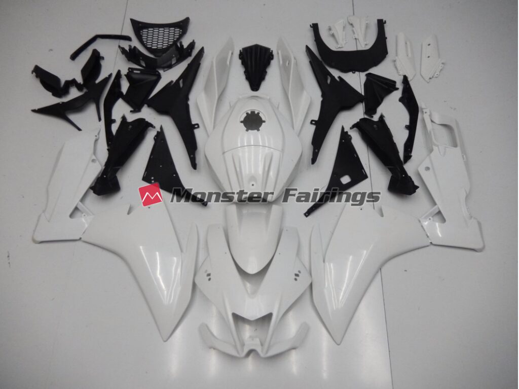 Aprilia RS4 50 2012 - 2015 Gloss White ABS fairings - custom motorcycle bodywork kit by Monster Fairings