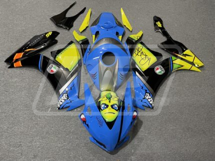 Honda CBR1000RR 2012-2016 Blue Shark Teeth ABS Fairings | Monster Fairings