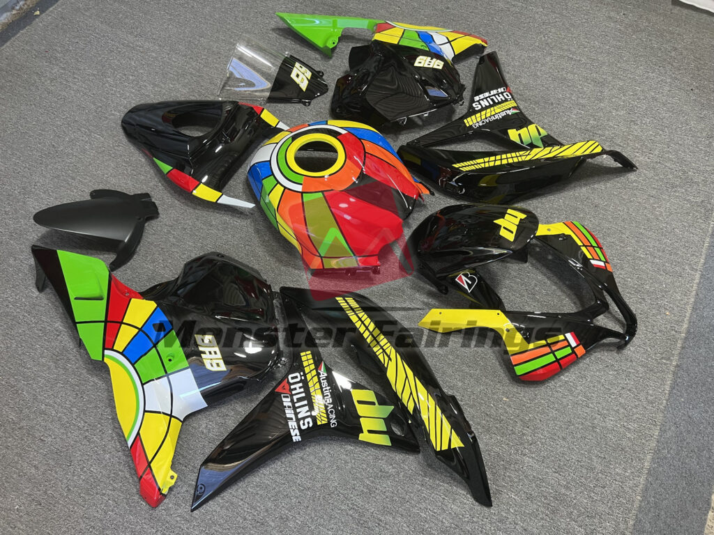 Honda CBR600RR custom ABS fairings 2009 - 2012 in HP 99 - durable replacement kit, Monster Fairings