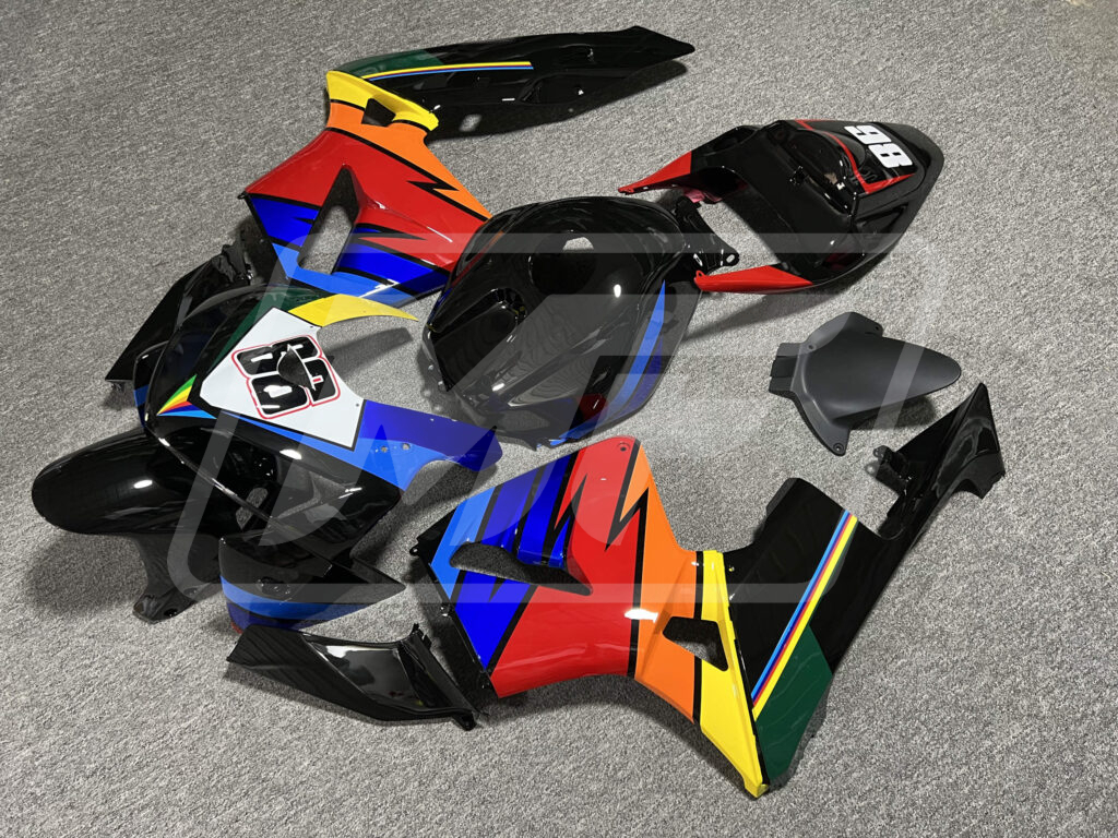 Gloss Black, Blue, Red, Orange & Yellow ABS fairings for Honda CBR600RR 2005 - 2006 - premium OEM fit kit by Monster Fairings