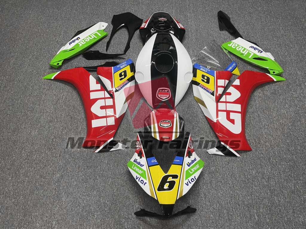 Honda CBR1000RR 2012 - 2016 Gloss 6 Givi ABS fairings - custom motorcycle bodywork kit by Monster Fairings