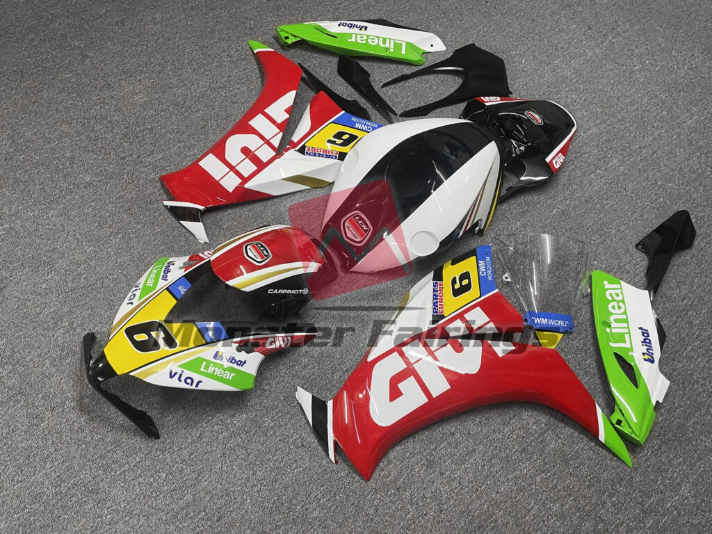 Honda CBR1000RR custom ABS fairings 2012 - 2016 in Gloss 6 Givi - durable replacement kit, Monster Fairings