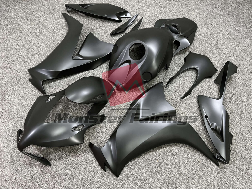 Honda CBR1000RR custom ABS fairings 2012 - 2016 in Matte Black - durable replacement kit, Monster Fairings