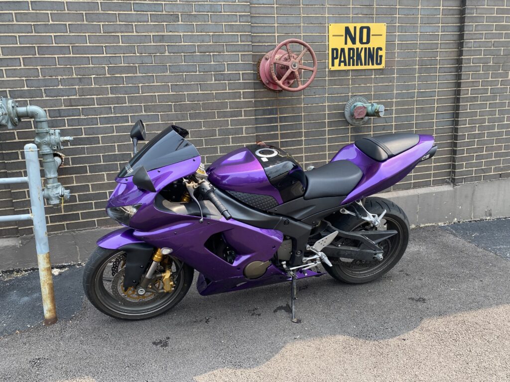 Monster Fairings ABS fairing kit for Kawasaki ZX6R 2005 - 2006 - Gloss Purple, precise OEM fit