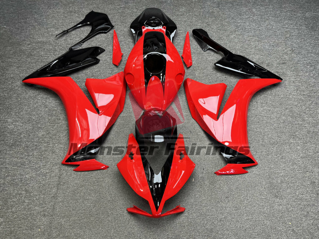 Honda CBR1000RR 2012 - 2016 Gloss Red & Black ABS fairings - custom motorcycle bodywork kit by Monster Fairings