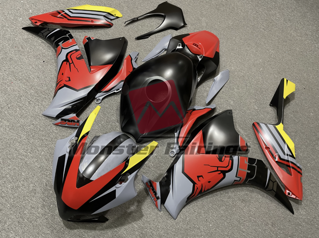 Honda CBR1000RR custom ABS fairings 2012 - 2016 in Matte Custom Bull - durable replacement kit, Monster Fairings